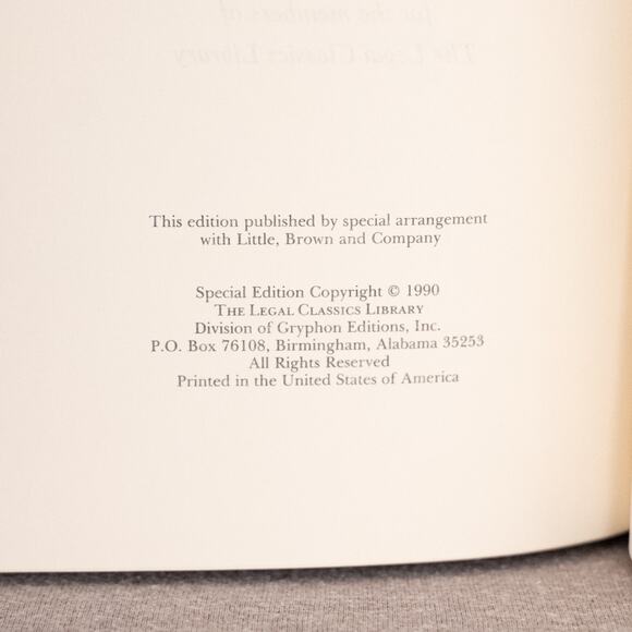 Honorable Justice Legal Classics Library Novick Life of Oliver Wendell Holmes - Picture 11 of 11